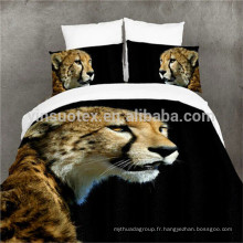 The Running Leopard 3D Housse de couette Housse d&#39;oreiller Housse de couette Ensemble de literie Single Queen King